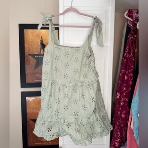 ASOS BRODERIE BABYDOLL DRESS